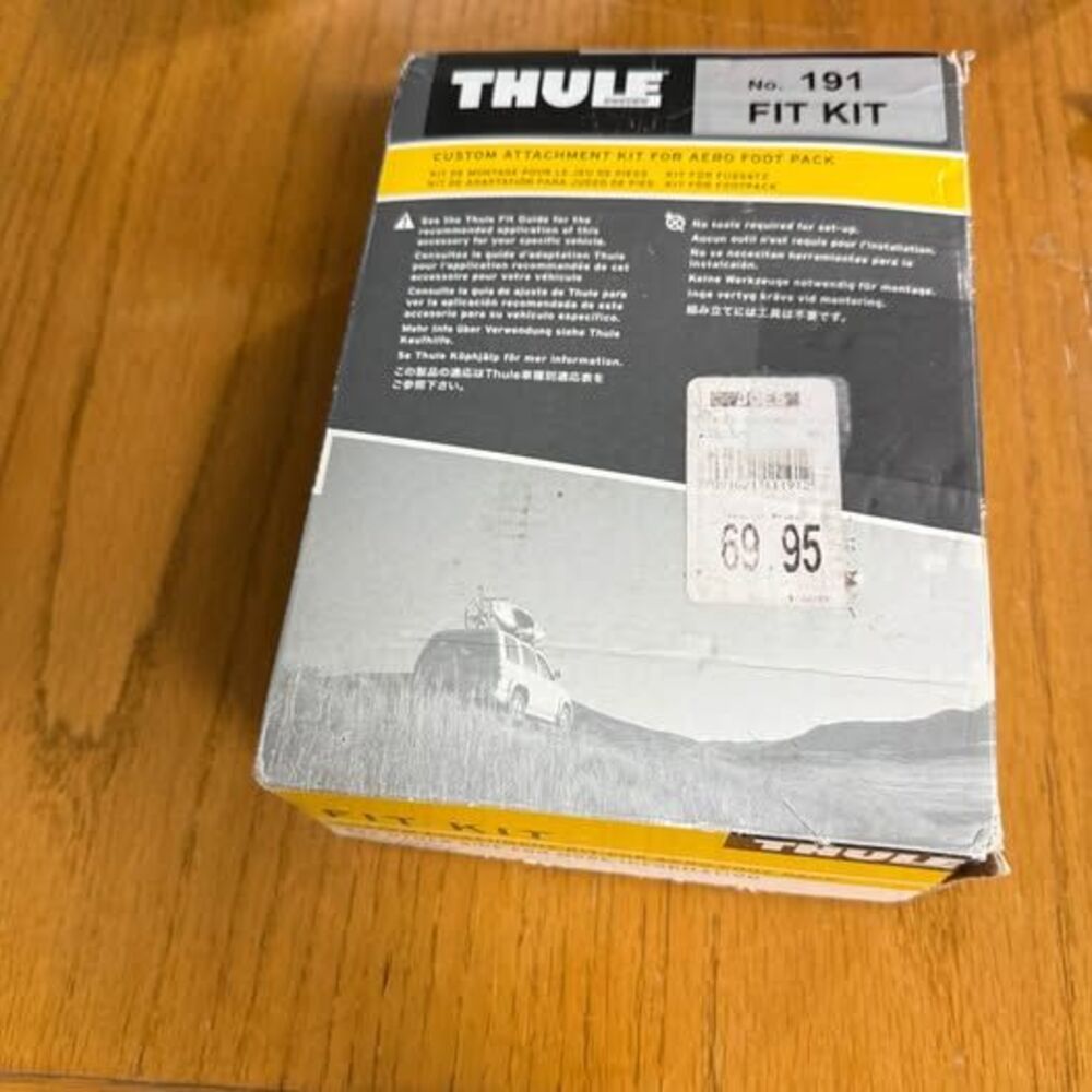 Thule 191 Fit Kit Roof Rack Aero Foot Pack NOS